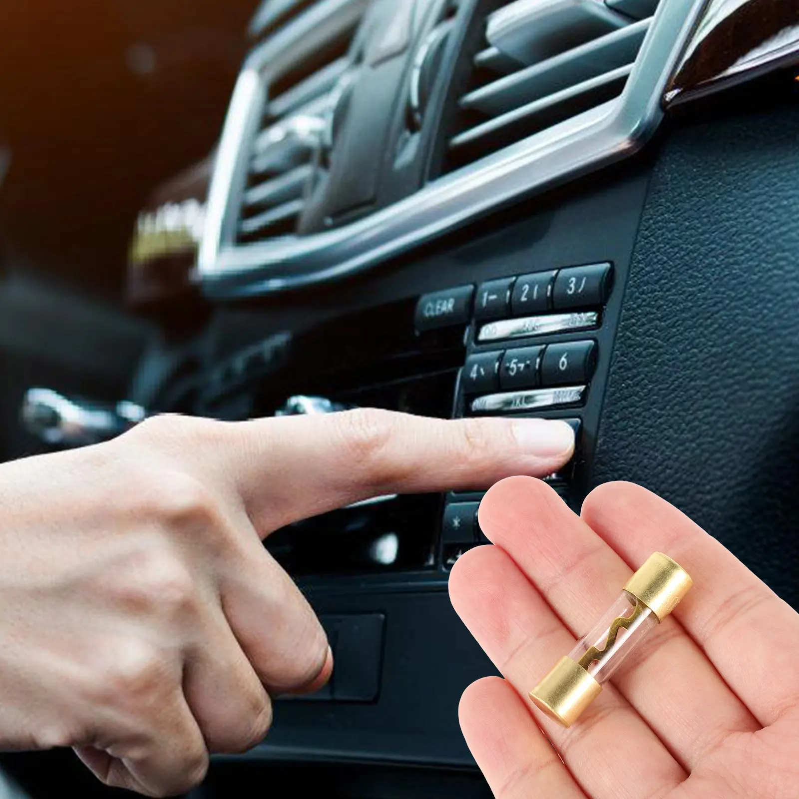 5Pcs Car Stereo Inl…