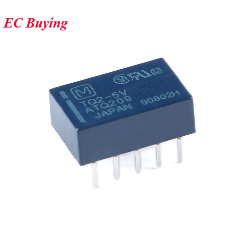 5Pcs/1pc Signal Relay 1A TQ2 5V 12V 24V TQ2-5V TQ2-12V TQ2-24V TQ2SA 3V 5V 12V 24V ATQ201SA ATQ209 Relays 10 Feets Pins Rele