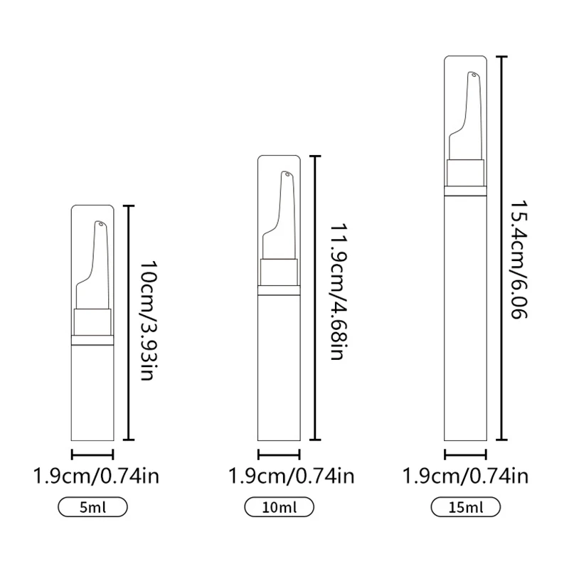 5/10/15ml trasparente Airless pompa per vuoto bottiglia cosmetica crema per gli occhi Dispenser da viaggio contenitori riutilizzabili Shampoo articoli da toeletta