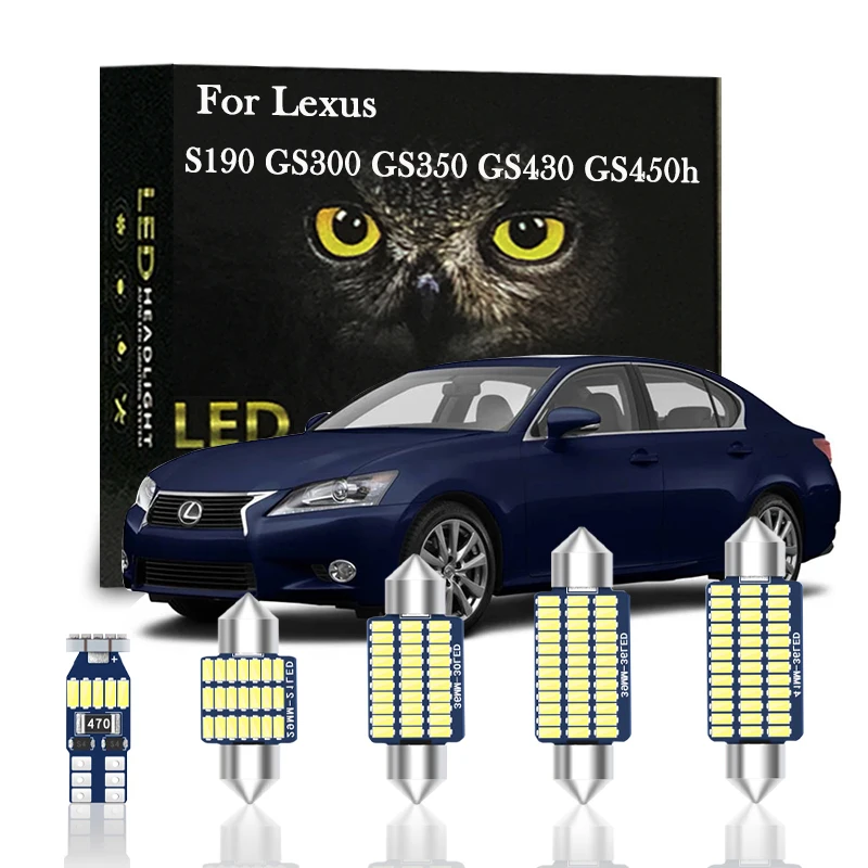 

Canbus Indoor Light LED For Lexus GS 300 350 400 430 450 250 S190 GS300 GS350 GS430 GS450h 2005 2006 2008 2012 2013 2014