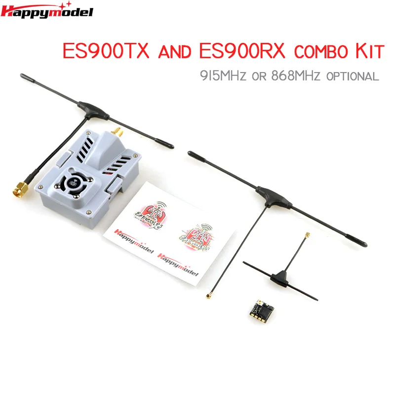 Happymodel ELRS Micro ES900RX Receiver ES900TX Module 915MHz ExpressLRS Firmware For RC FPV Long Range Racing Drones