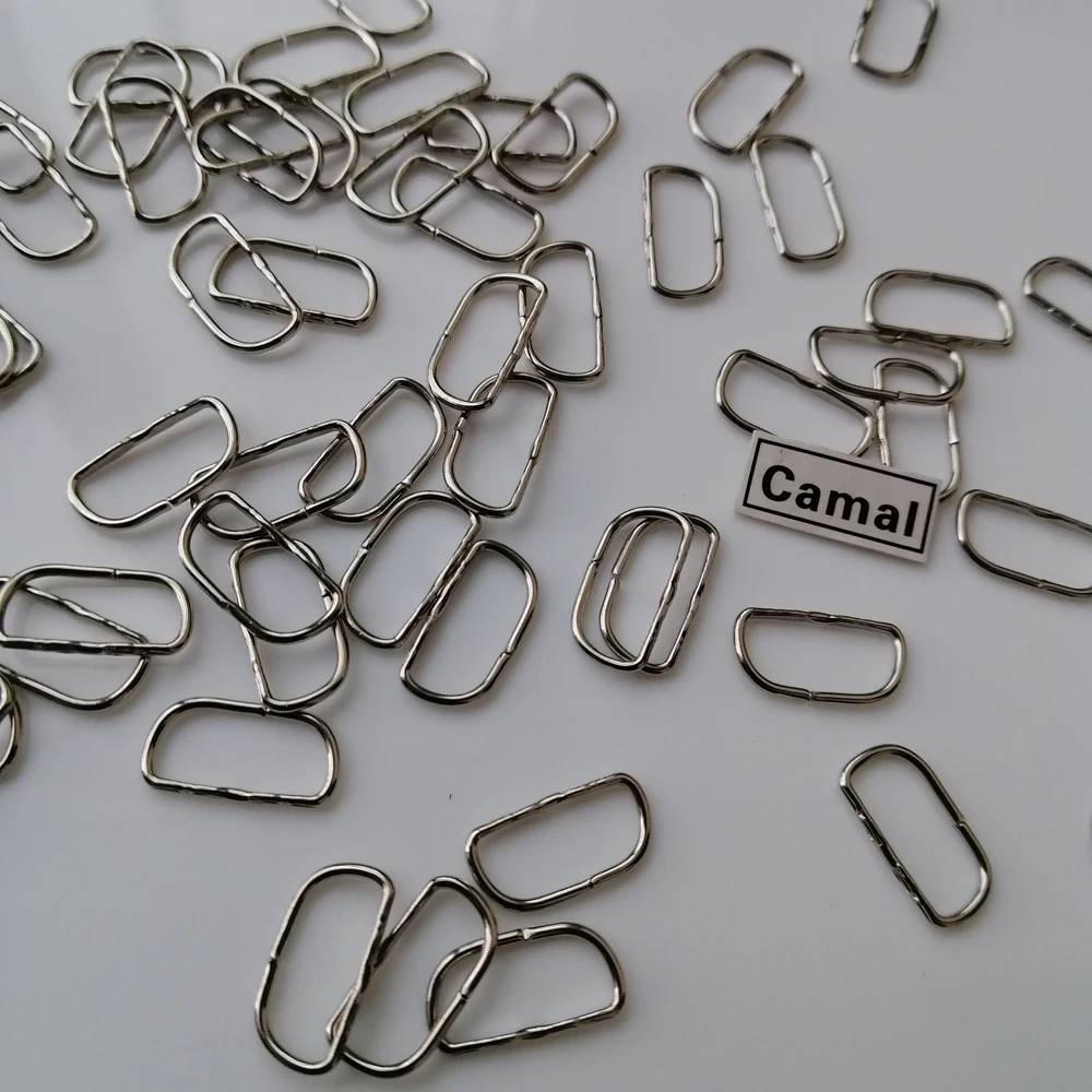 Camal 150Pcs Chrome 12mm D Egg Shaped Pin Connector Hook For Crystal Prisms Bead Chandelier Pendant Lamp Hanging Accessory Parts