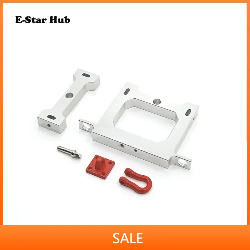 

RC Car Truck Accessories Metal Beam + Rear Bumper with Tow Hook Upgrade Parts for WPL B14 B24 B16 B36 C14 C24 1/16