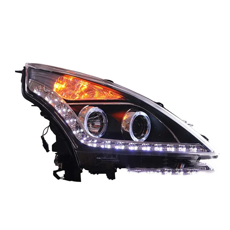 Car LED Headlight Assembly For Nissan Teana 2008-2012 Streamer Turn Signal Indicator Daytime Running Light Front Lamp