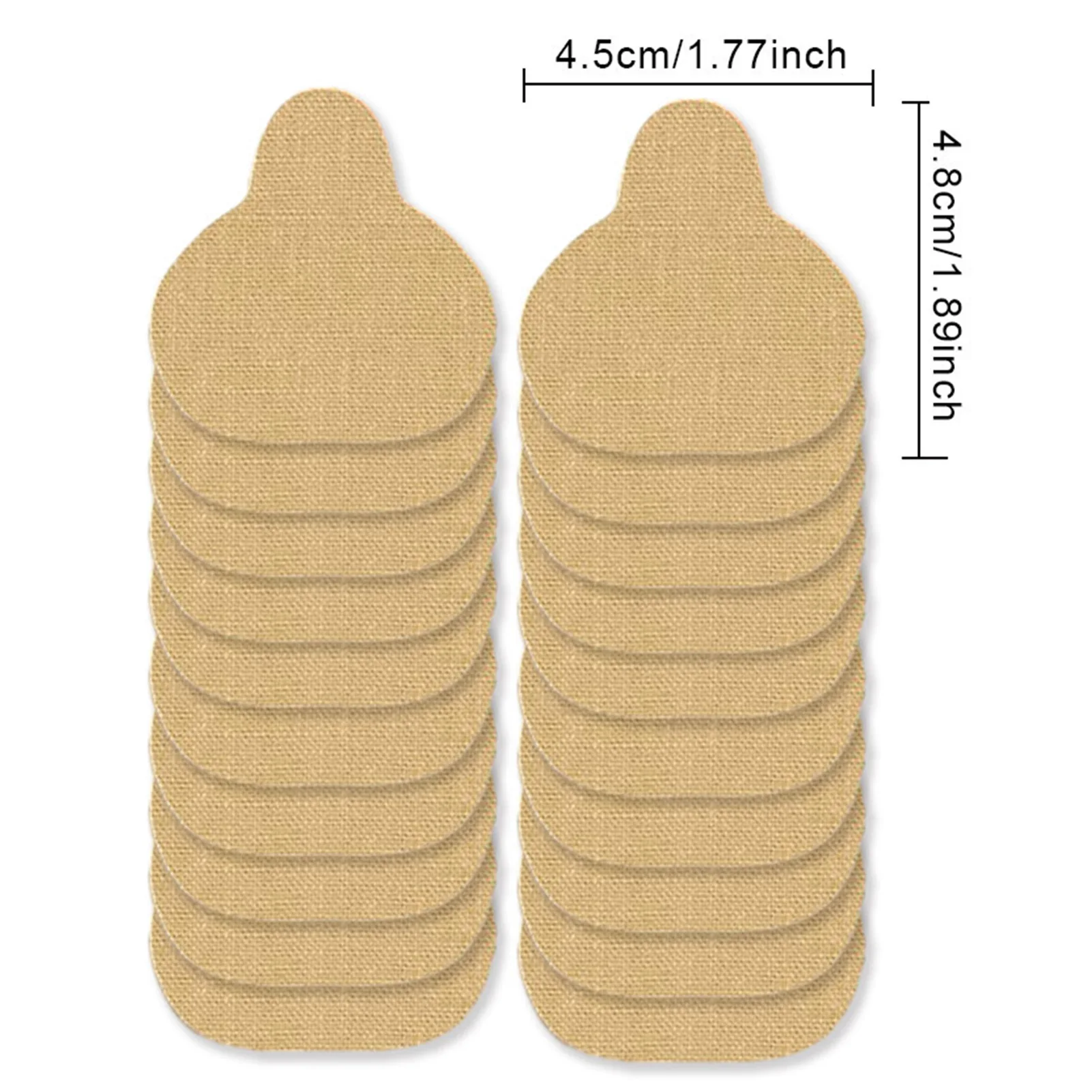 32 قطعة/صندوق شفاء سريع ملصقات إصلاح الأظافر المكونات الطبيعية نام أظافر تصحيح ملصق العناية بالقدم بقع الأظافر