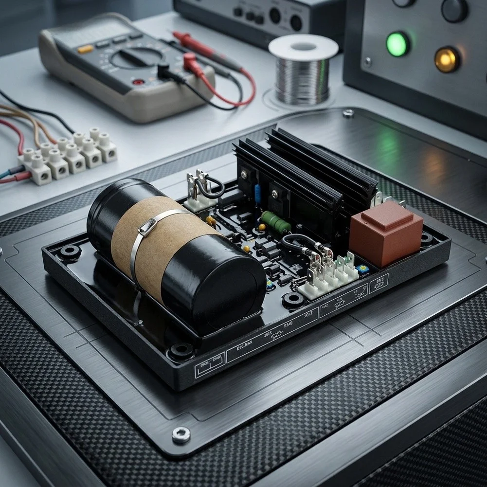 R448 Automatic Voltage Regulator Compatible with Industrial Generators Providing Reliable Voltage Control and System Protection