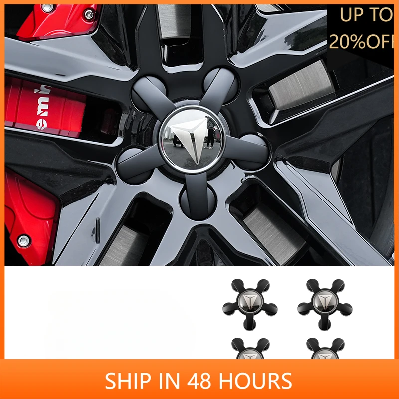 

NEW1 для Changan DEEPAL sl03/S7 2022 ABS, текстурированное углеродное волокно, крышка ступицы с пятью когтями, декоративная рамка ступицы колеса, 4 шт.