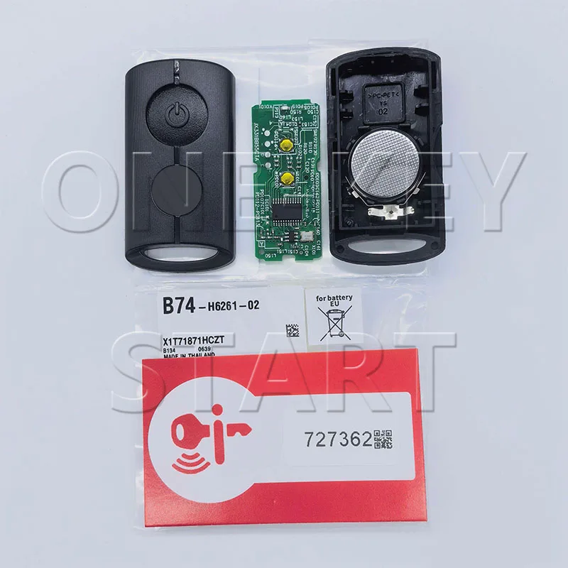 Für Yamaha NVX NVX155 XMAX XMAX300 QBIX AEROX JAUNS Motorrad-Roller-Fernbedienungsschlüssel, Aftermarket, ID49-Chip, 433,92 MHz, 【ONE-KEY START】 – Detail 8