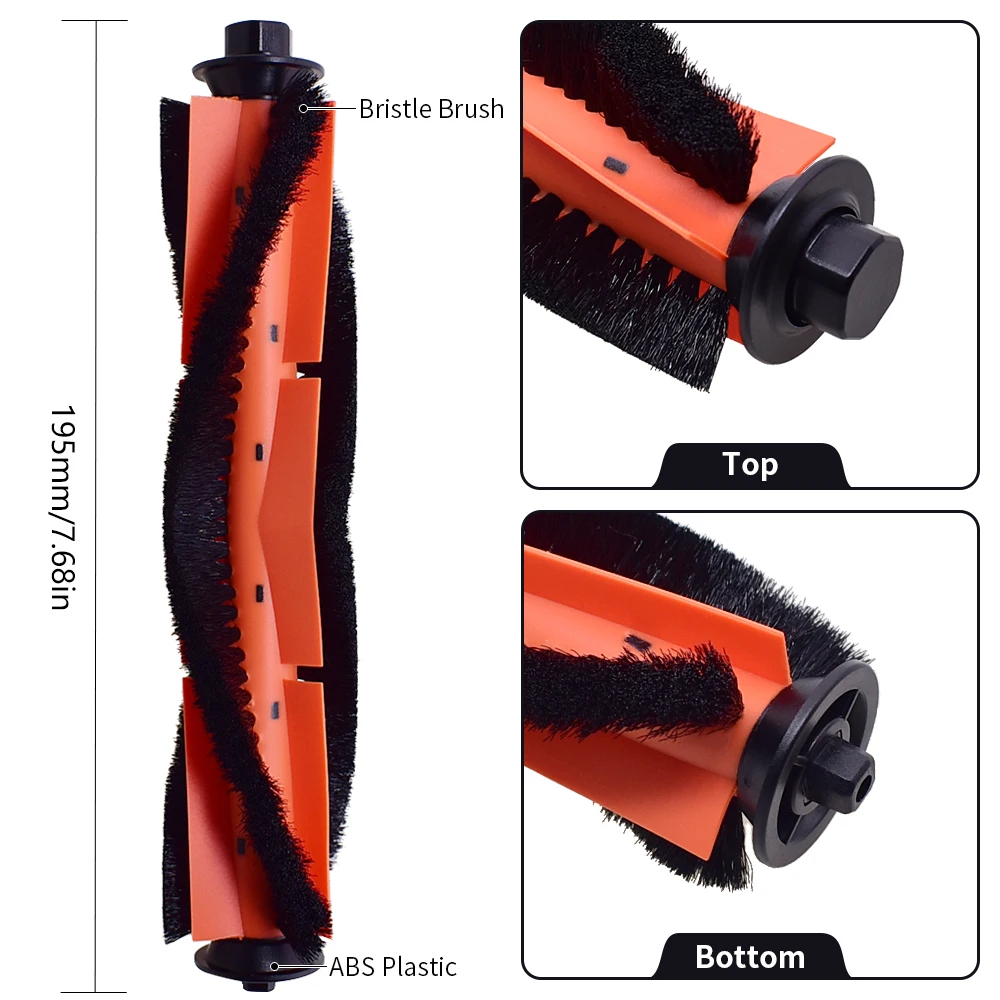 หลักแปรงด้านข้าง HEPA กรองฝุ่น Mop ผ้าใช้งานร่วมกับ XiaoMi Mijia Lydsto R1 R1A S1อุปกรณ์เสริมเครื่องดูดฝุ่นอะไหล่