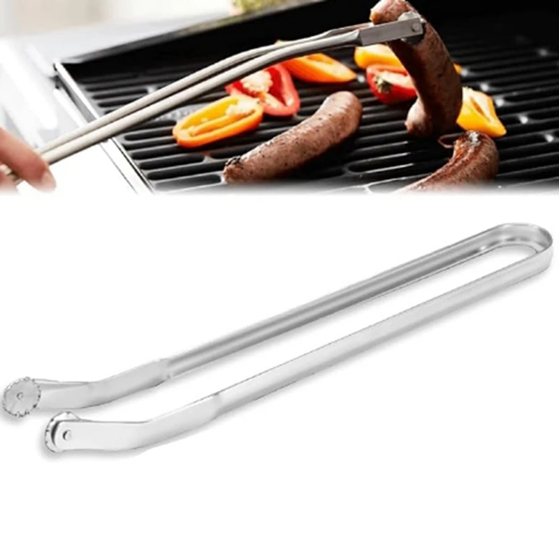 Worstdraaitang, Keukenkooktang, BBQ-tang voor grillen, BBQ-worstgrilltang, Keukentang met lange steel