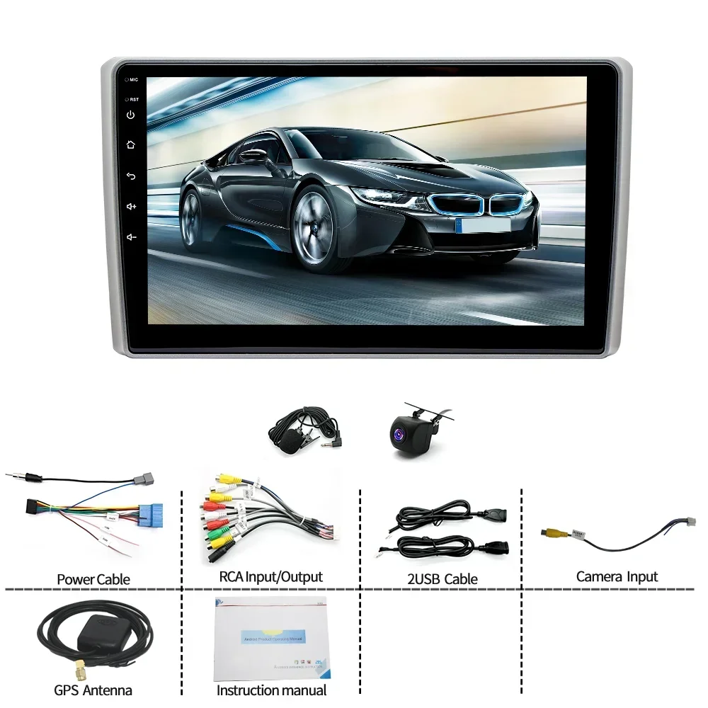 راديو سيارة مع نظام تحديد المواقع والملاحة لهوندا إليمنت 2003-2006 أندرويد 14 ملاحة السيارة 10 بوصة carplay أندرويد وظائف السيارات 4 + 64G