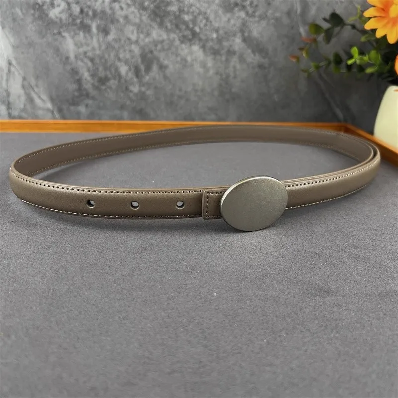 Corsetto in vera pelle con fibbia argento vintage da donna Cappotto con fascia da smoking femminile Cintura stretta per decration J1660