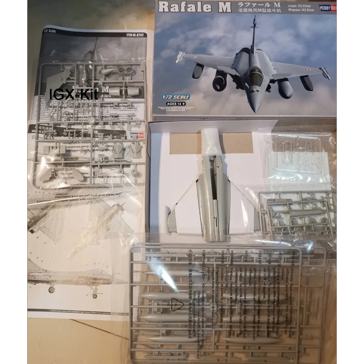 

HobbyBoss 87247, масштаб 1:72, Франция, Рафле, M, несущий истребитель, реактивный самолет, комплект пластиковых моделей