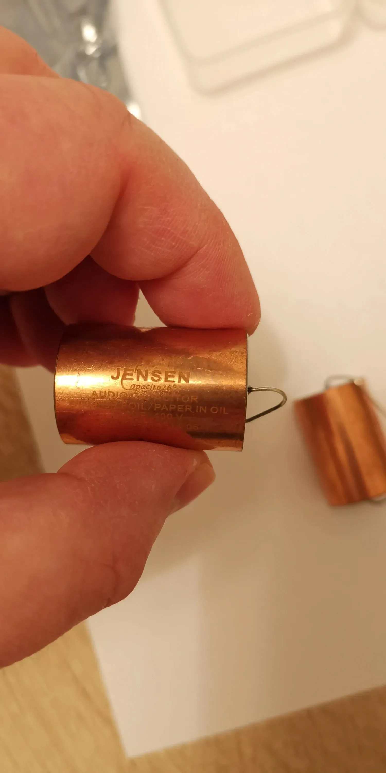 JENSEN Ares Oil-Killed Copper Tube Capacitor, um preço e várias especificações para escolher da Dinamarca, original