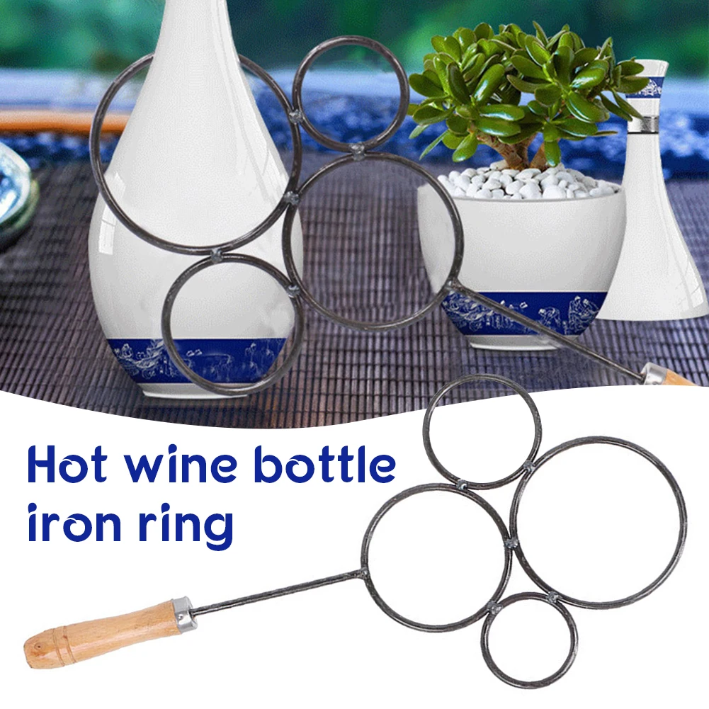 4 Rings Heated Glass Wine Bottle Cutter Long Handle Beer Bottle Cutting Tool Labor-Saving Bottle Cutting For Flowerpot Making