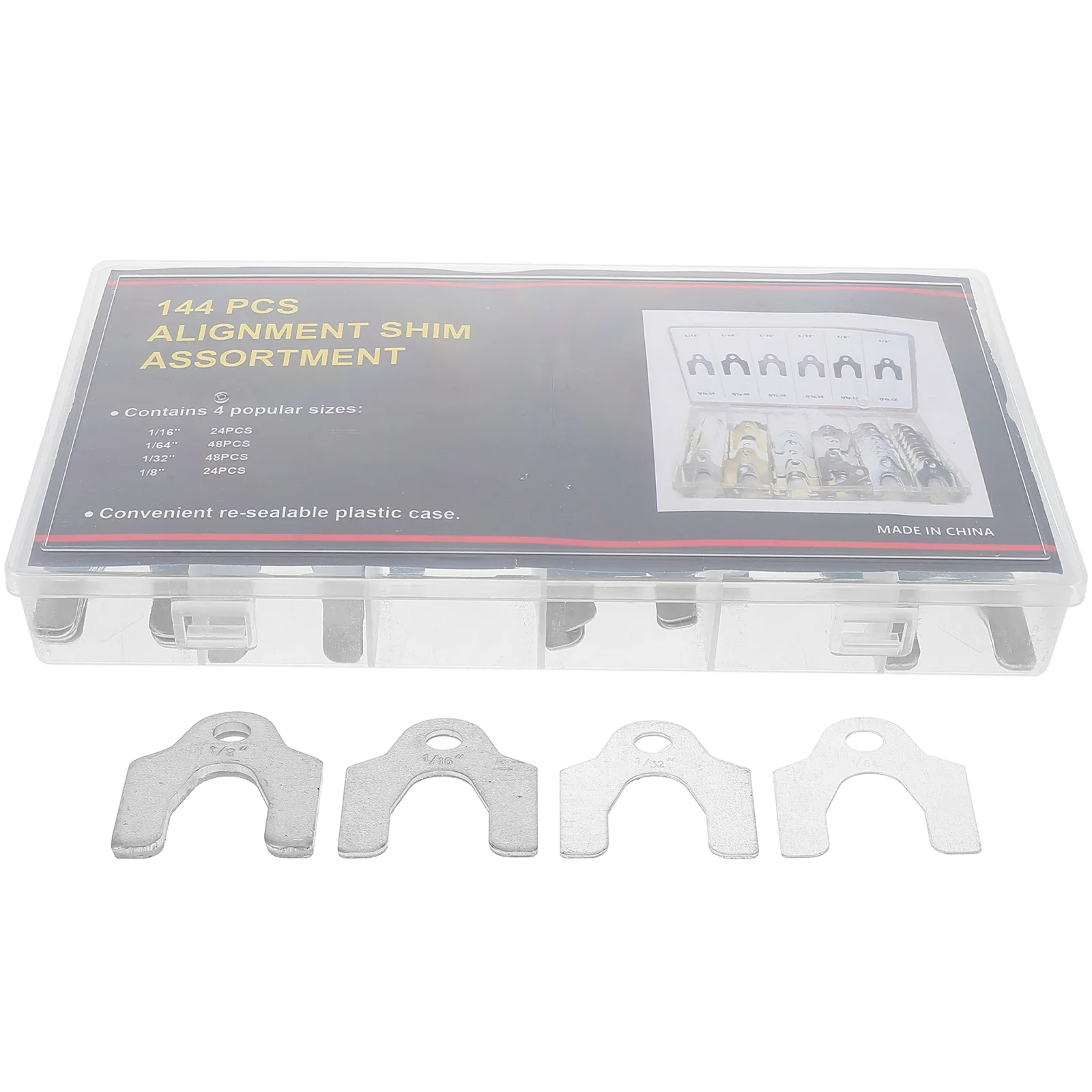 Car Alignment Shims Spacers Assortment Baffle Gasket Caster Camber Universal Auto Silver NA Body