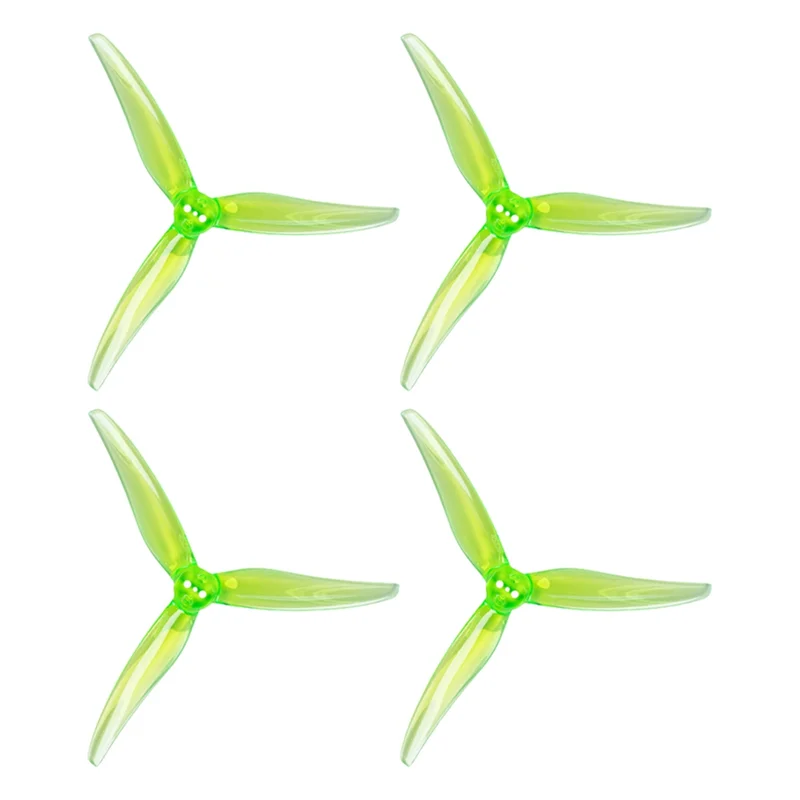 3CGRO-PC Per FPV Freestyle Drone Compatibile 2 Paia 4525 Elica a 3 Pale a Tre Fori per Motore 2004
