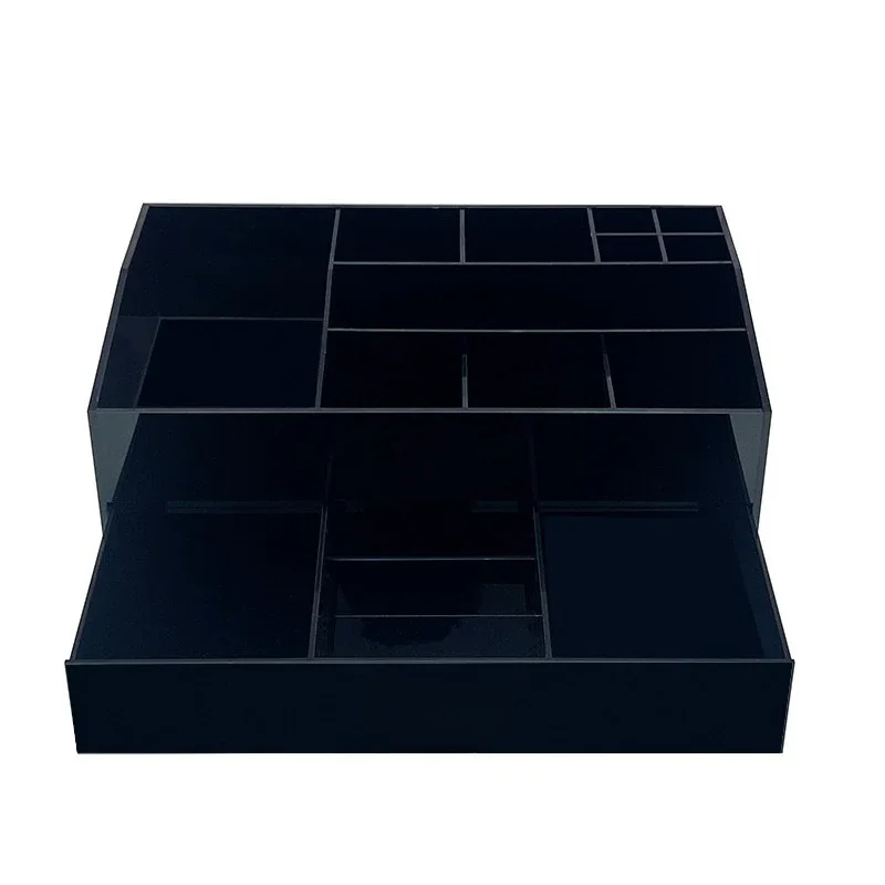 

Black Drawer Cosmetics Storage Box Jewelry Box Skin Care Desktop Dresser Mask Lipstick Shelf