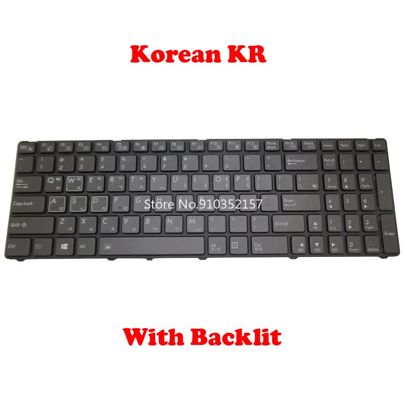 Imagem -02 - Teclado Retroiluminado para Laptop Gigabyte P25 P25w 2z703-ui552-s11s Inglês 2z703-kr552-s11 Coréia kr 2z703-ru552-s11s Russo ru