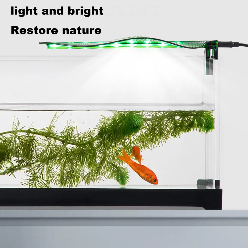 Fish Tank Led Light Energy-saving Led Aquarium Light for Fish Tanks with Usb Power Clip Full Spectrum for Ornamental for Turtle