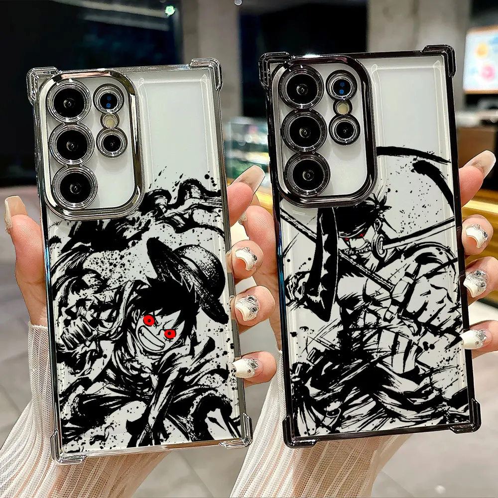 

Coque For Galaxy S26 Ultra Japanese Anime O-One Piece Art Phone Case For Samsung S26 S25 S24 S23 S21 Ultra S20 FE S25 Plus Cover
