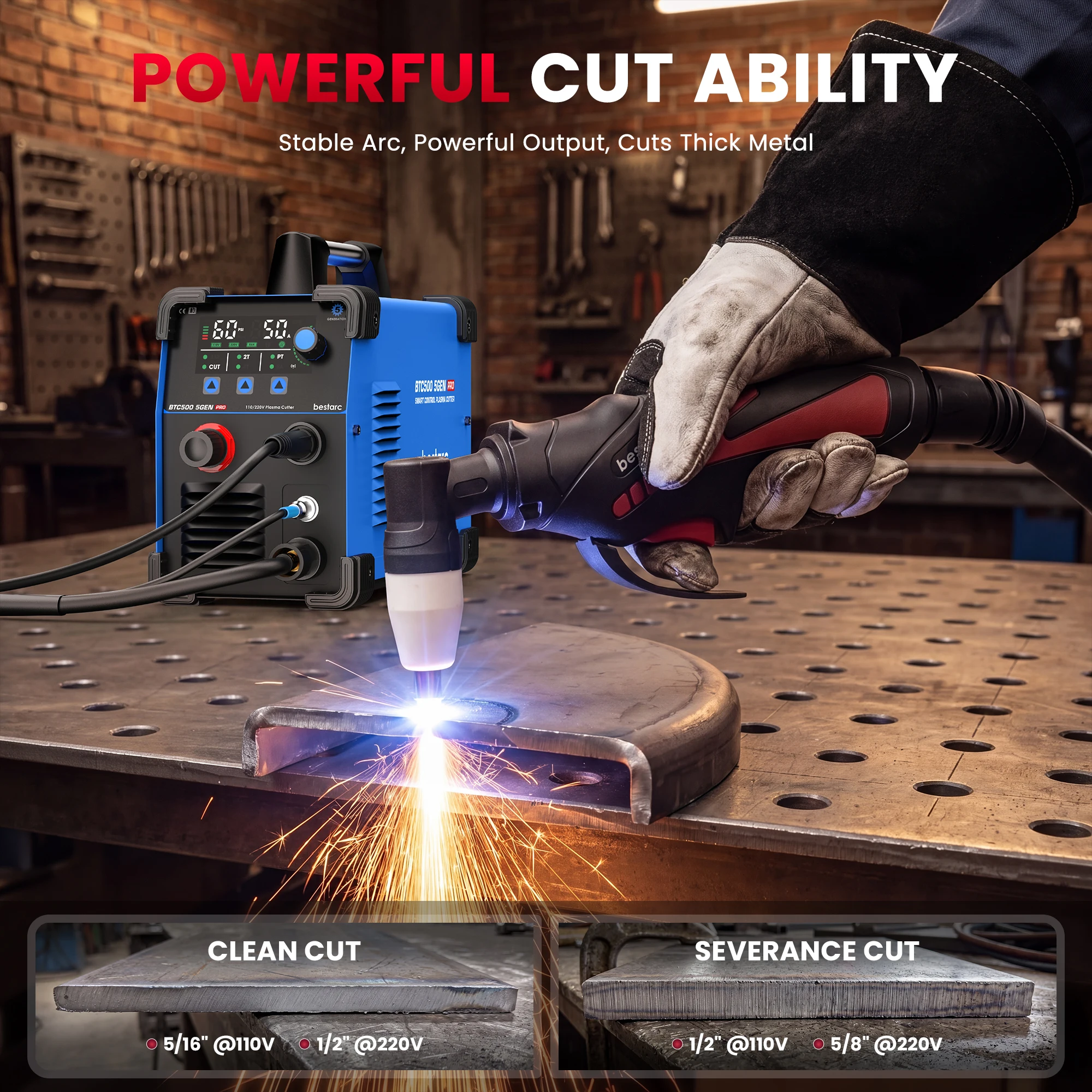 Tagliatrice al plasma Bestarc - Plasma Cutter 50A Inverter recensione e prezzo