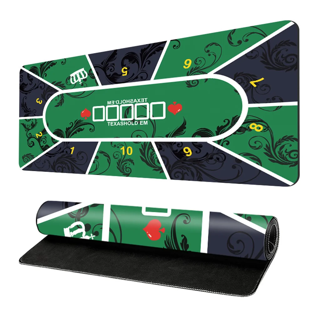 Tovaglia da casinò Texas Holdem Tappetino da poker Tappetino da poker antiscivolo Tappetino da tavolo da poker per feste a tema