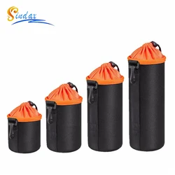 Camera Lens Pouch Bag Neoprene Waterproof Soft Video Camera Lens Pouch Bag Case For Canon Nikon Sony for Most Digital SLR Camera