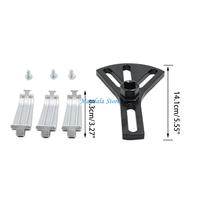U2JC Pump Lock Ring Tool Auto Oil Pump Lid for Tank Cover Cap Spanner Adjustable Wrench Remover Oil Pump Wrench Mot
