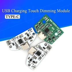 Type-C Table Lamp Circuit Board USB Charging Three Gear Stepless Dimming Led Touch Small Night Lamp Control Module