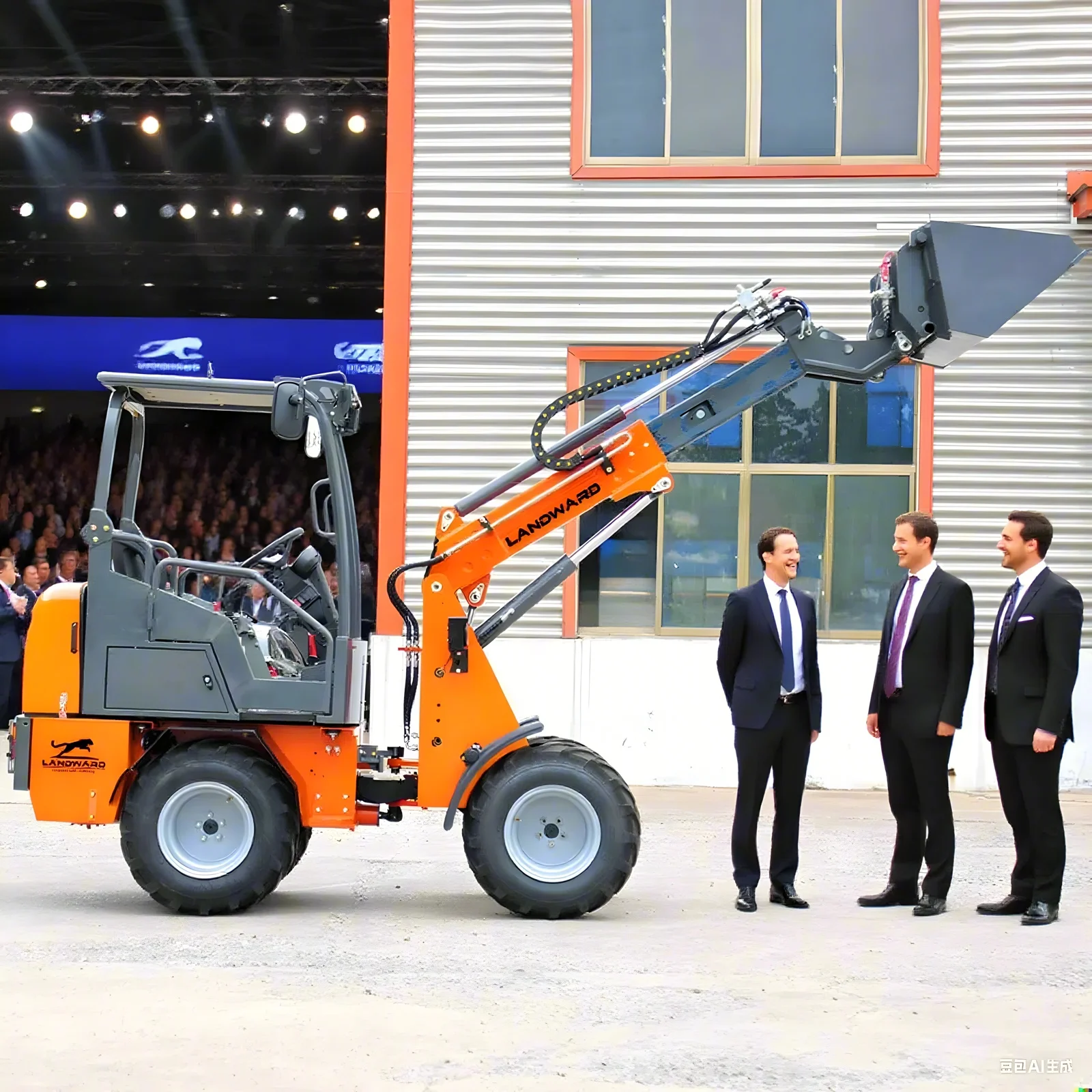 

Free shipping wheel loader mini wheel dump truck construction site agricultural loader machine Diesel Wheel Loader Customized