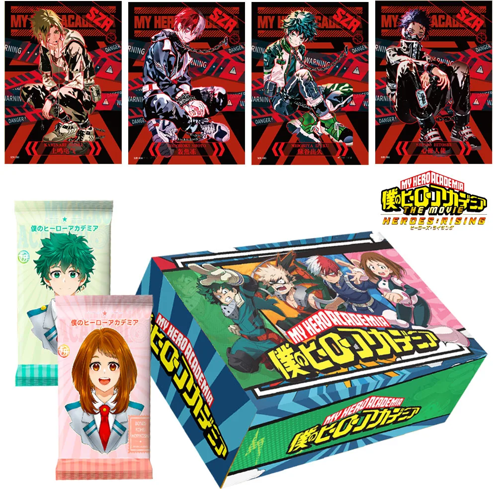 

Wholesale Case My Hero Academia Game Cards Bakugou Katsuki Todoroki Shoto Cosplay Hardcover Collection Anime Children Toy Gift