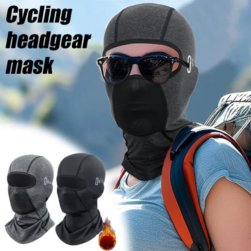 

Unisex Fashion Cycling Hat, Ski Mask, Moisture Wicking, Winter Warm Scarf, Full Face Mask for Riding Motorcycle, Skiing