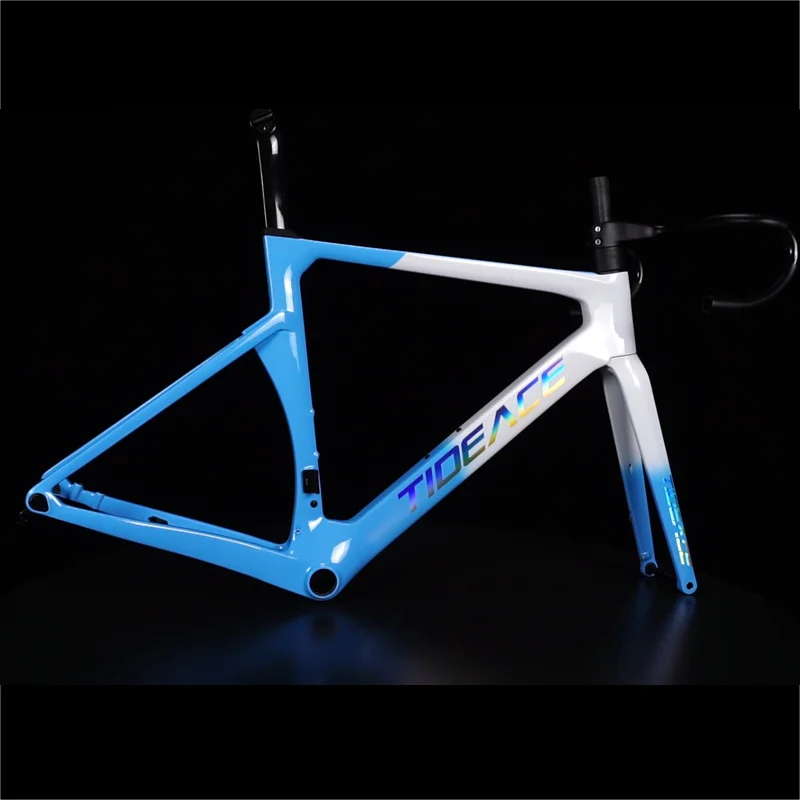 EPS Technology Coustomized Carbon Road Bike Frame Disc Brake Ultra Light Weight Full Inner Cable Bicycle Frameset