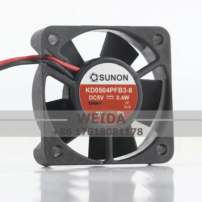 

KD0504PFB3-8 Case fan Original SUNON 4010 DC5V 0.4W 40*40*10MM dual ball switch Quiet cooling fan