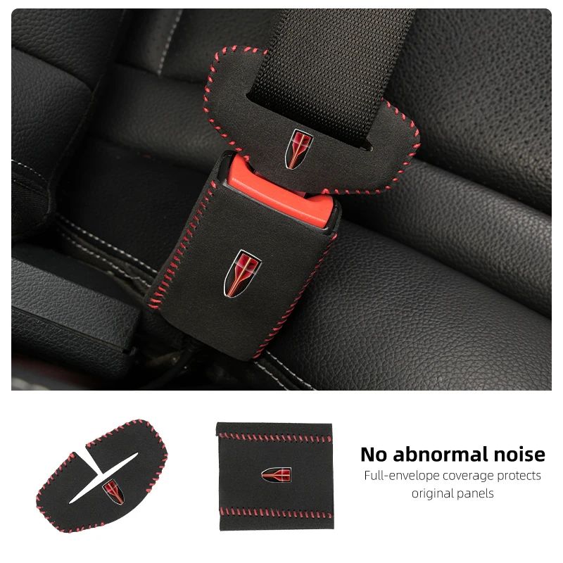 Car Accessories Seat Belt Buckle Anti-scratch Protector Cover For Hongqi HS5 H5 H9 E-QH5 HS7 E-HS9 H7 E-HS3