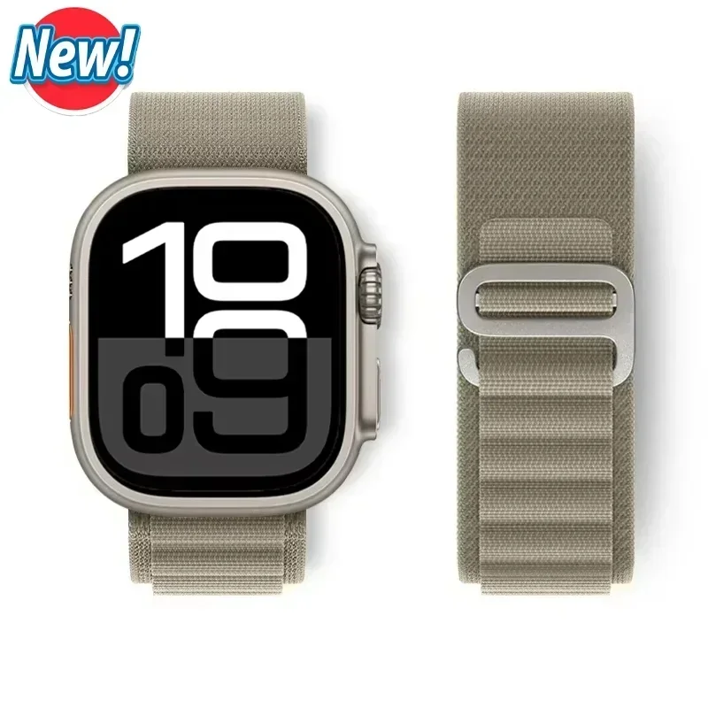 Alpine Loop für Apple Watch Ultra 4 3 2 49mm 42 46mm 40 44mm 41 45mm Sport Correa Nylon Armbänder iWatch Series 12 11 10 9 8 7 Band – Detail 23