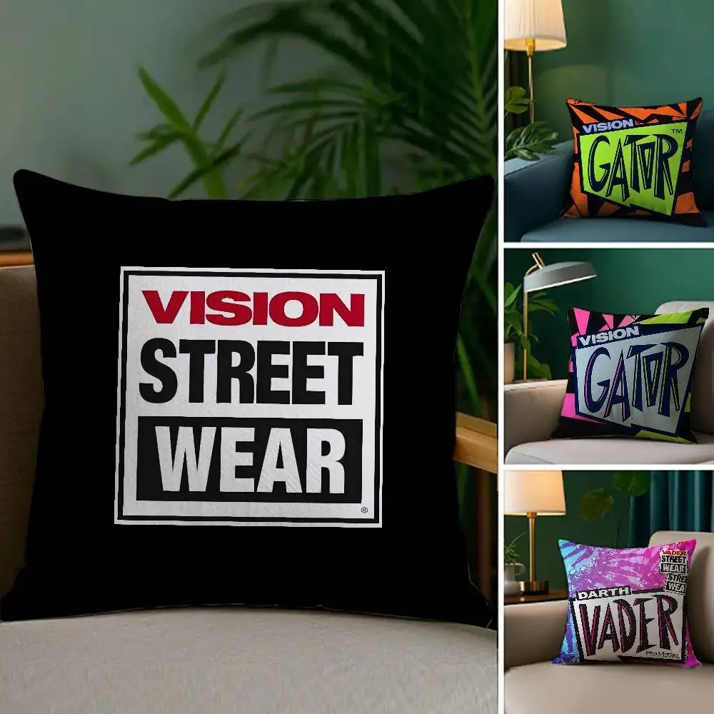 

Наволочка V-Vision S-Street W-Wear из плюшевой ткани, мягкий двухсторонний чехол для диванной подушки с принтом, наволочки