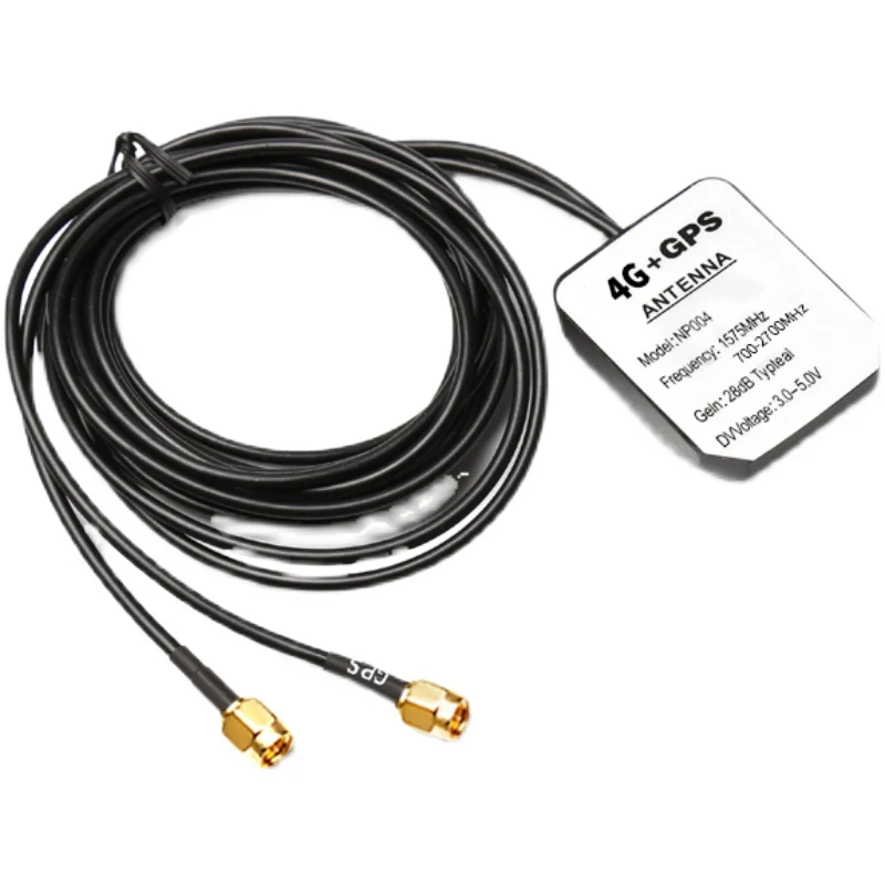 4G + GPS Combine Antenna Omni Outdoor Waterproof Car Magnet Antenna High Gain Long Range SMA-J male