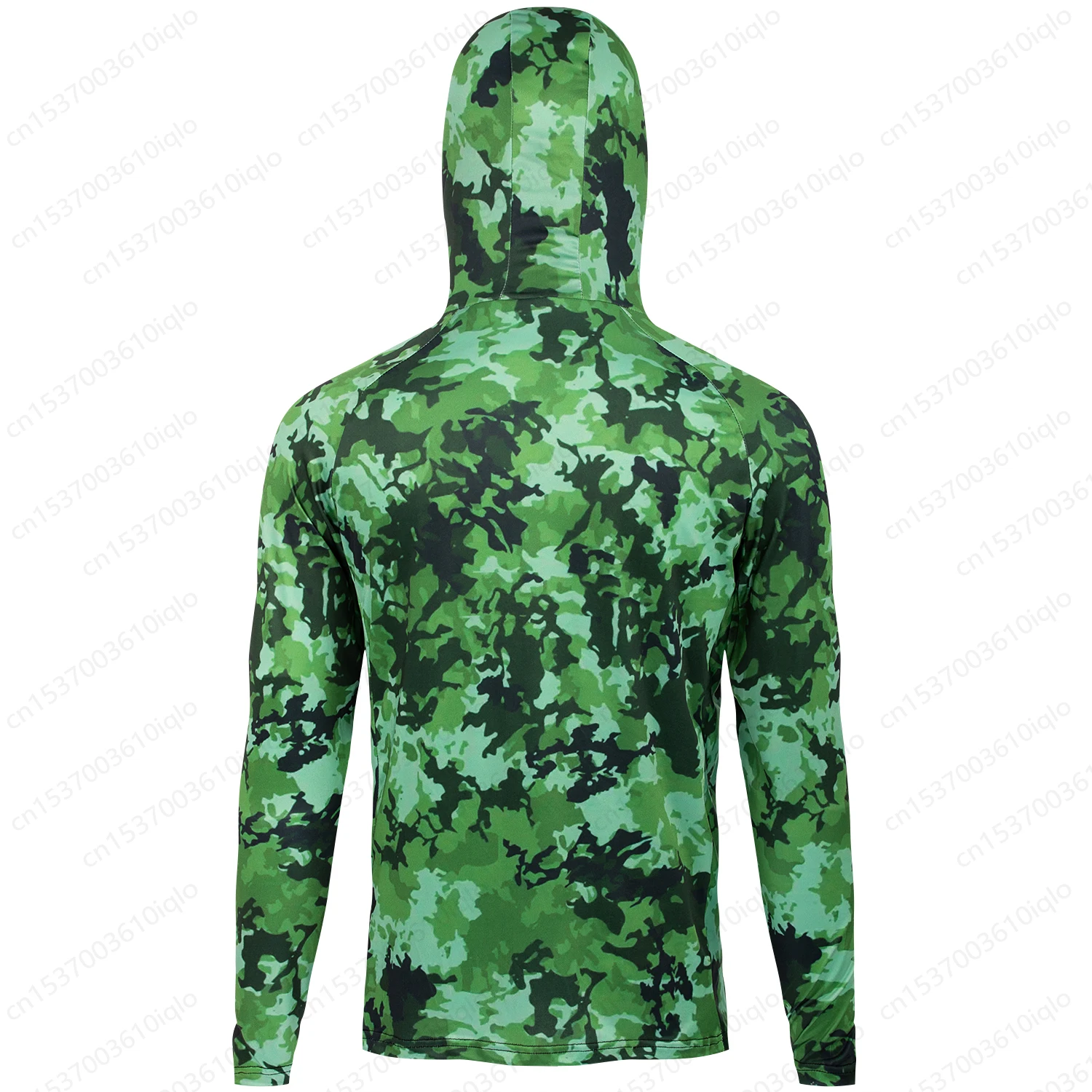HUK Fishing Clothing Camouflage Men\'s Long Sleeve Mask Hooded Fishing Shirts Upf 50+ Uv Protection Performance Fishing Apparel