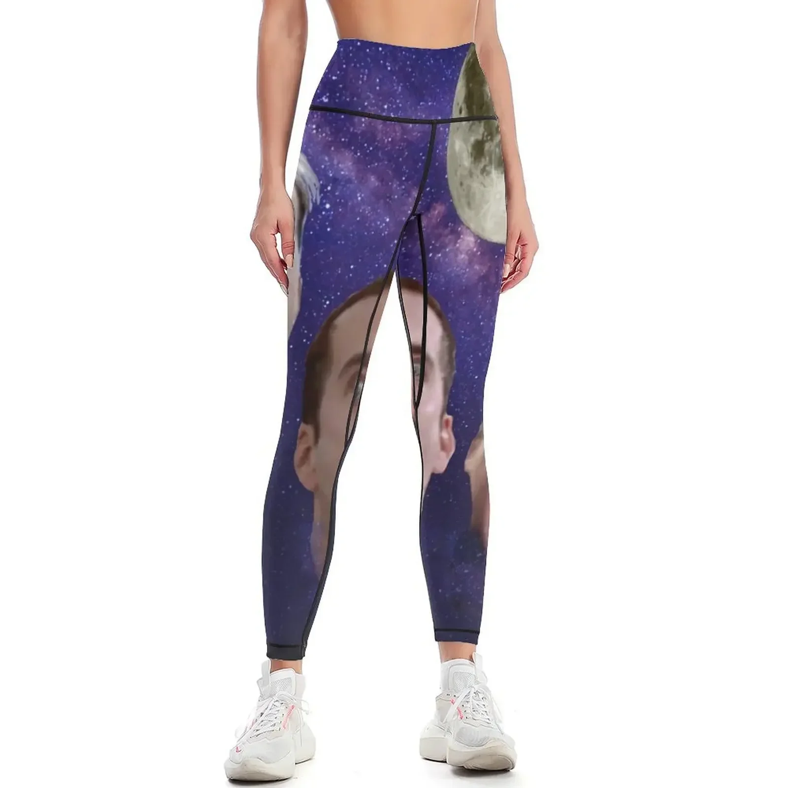 

Three Cage Moon Leggings trousers sport legging Legging sexy woman legging pants raises butt Womens Leggings
