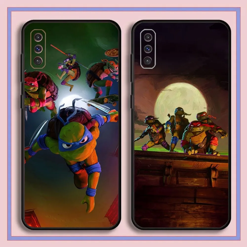 T-Teenage-Mutant-N-Ninja-Turtles Phone Case For Samsung Galaxy A13,A21s,A22,A31,A32,A52,A53,A71,A80,A91 Black Cover