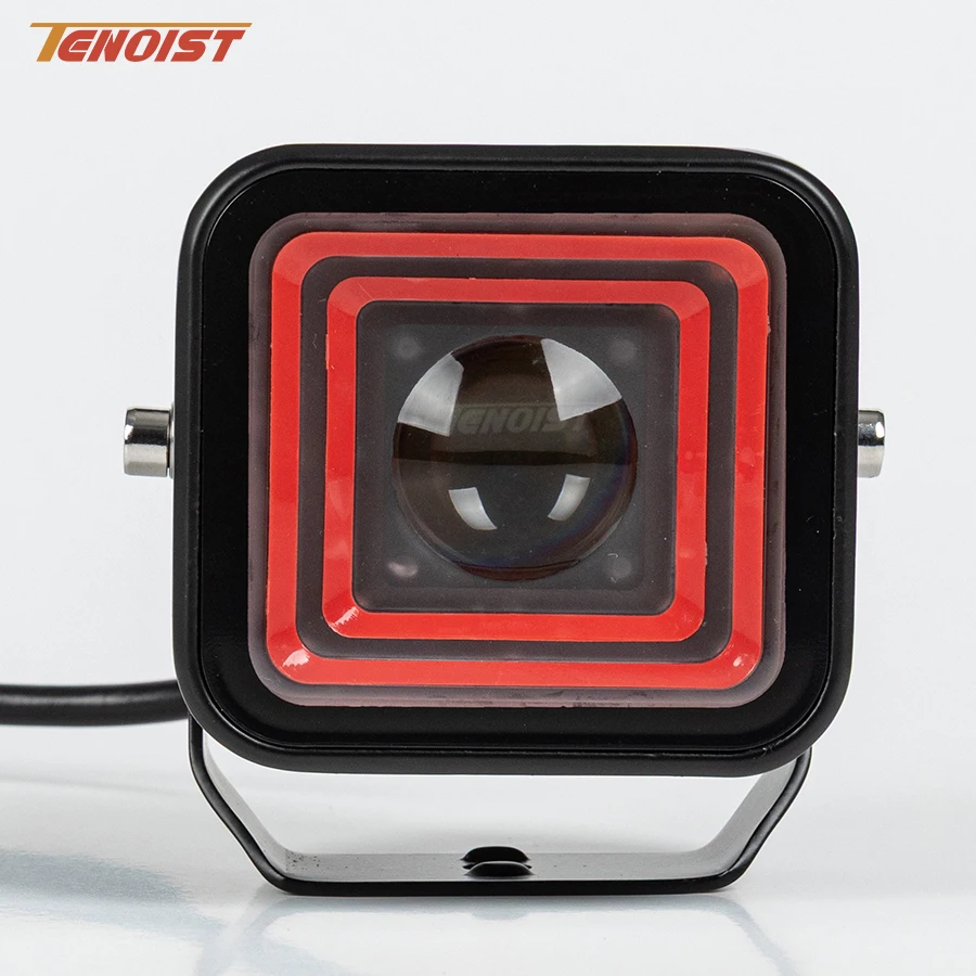 3.15 Inch White Spot LED Work Driving Torch Light With Yellow DRL for Car SUV Offroad Motorcycle ATV BUS Truck 12-36V