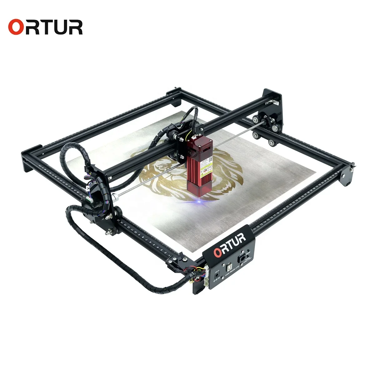 

Ortur Laser Master 2 Engraving Machine 32-bit DIY Laser Engraver Metal Cutting 3D Printer with Safety Protection CNC Laser