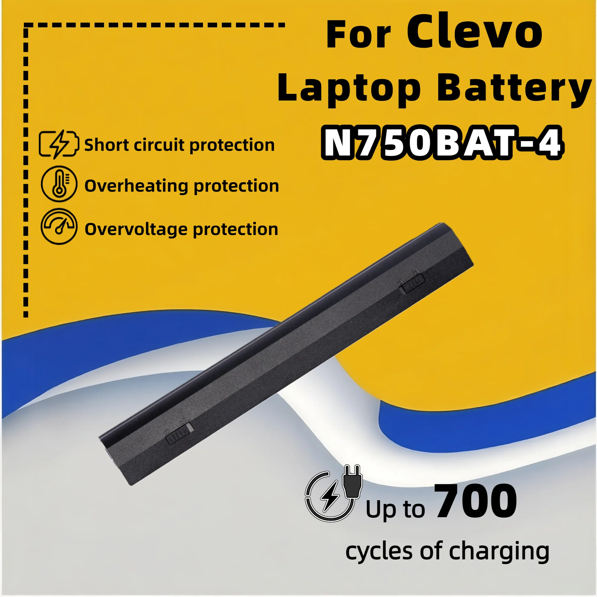 FRLESUI ل Clevo N750BU N751BU N750WU N750S سلسلة 87-N750S-31C00 6-87-N750S-4EB1 4EB2 3CF1 N750BAT-4 بطارية الكمبيوتر المحمول