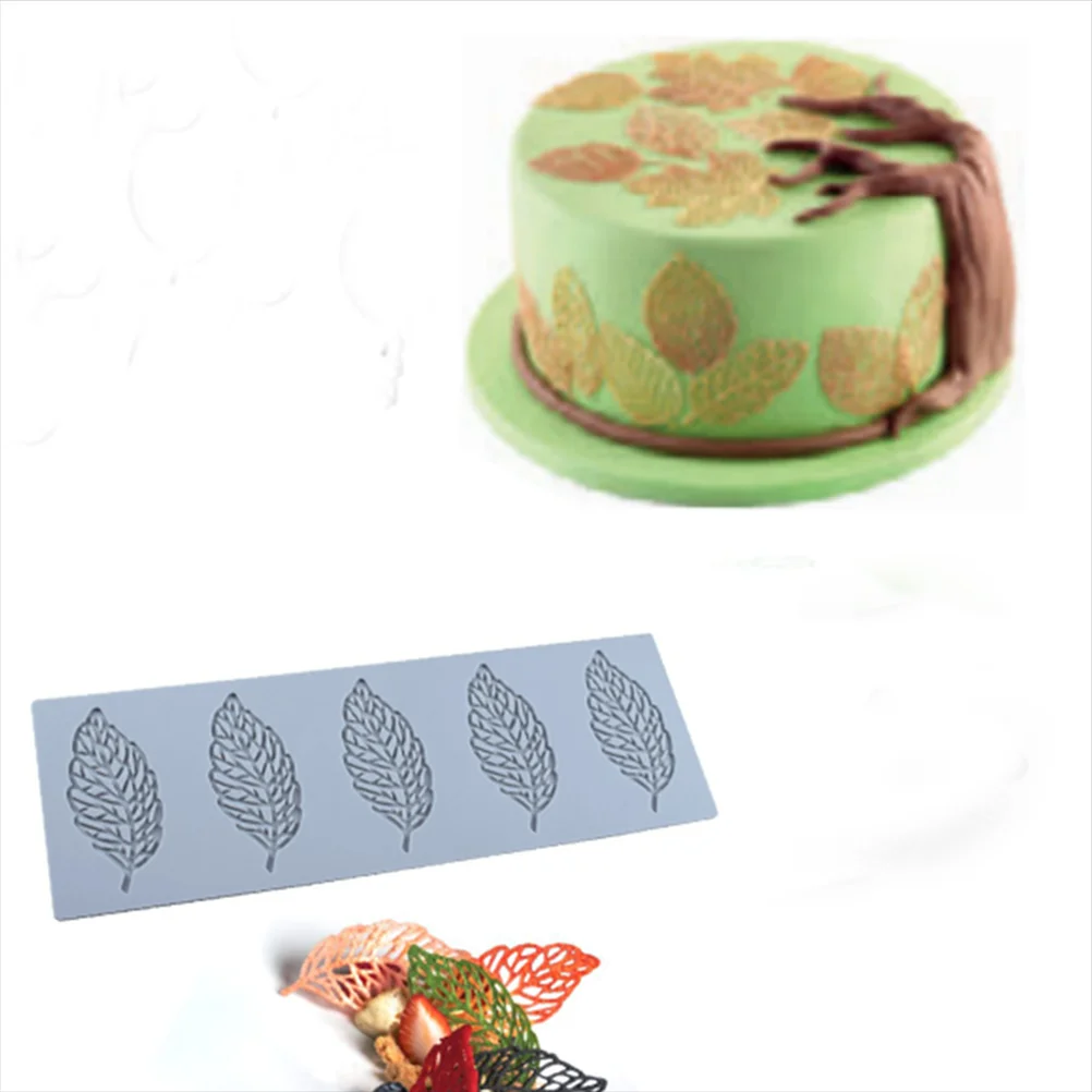 

Leaf shaped cake silicone molds leaf fondant leaf candy molds for sugar paste, chocolate, fondant, butter, soap