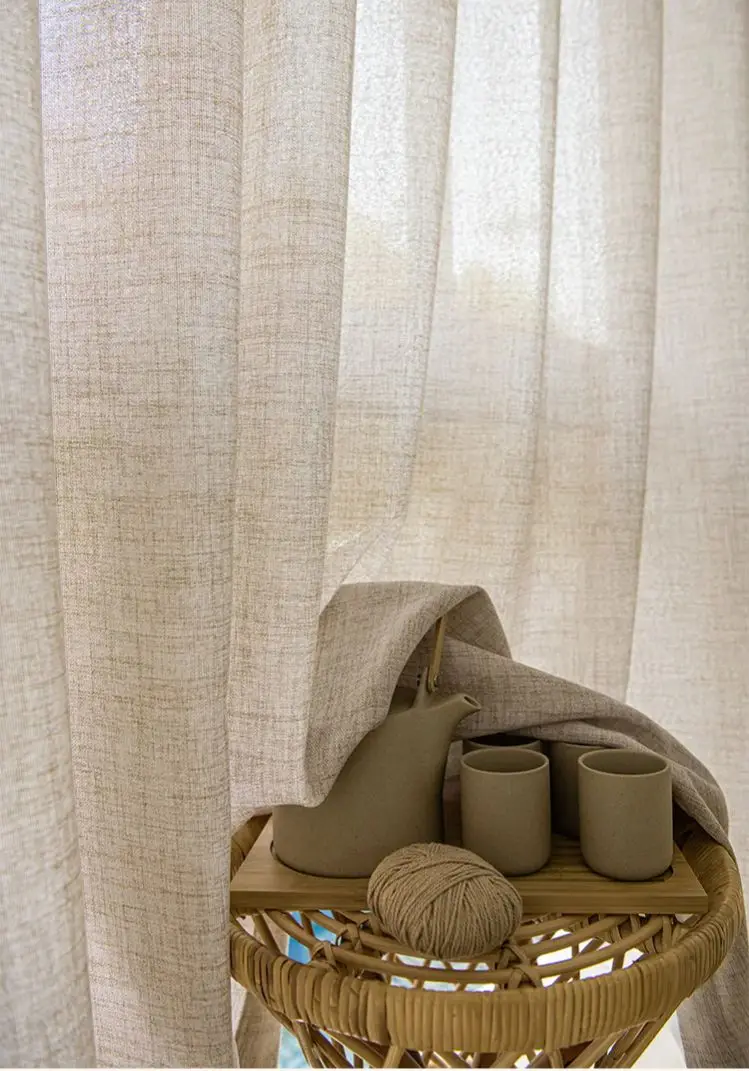 

Custom Size Curtains for The Living Room Semi Tulle Curtains for Living Dining Room Bedroom Solid Decor Blackout Luxury European