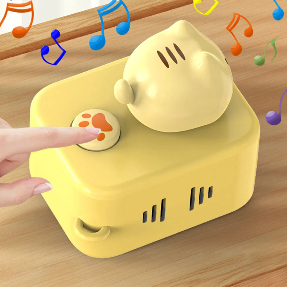 مزحة مربع المقبس القط مواء لعبة الصوت المفاتيح حقيبة ظهر الطالب متعة لعبة تخفيف التوتر #6