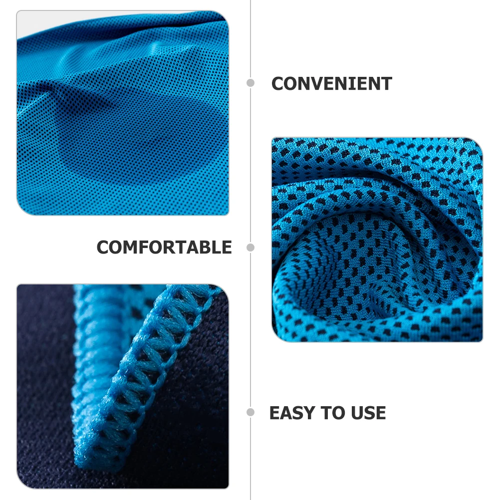 

4pcs Sweat Towel Quick Dry Gym Sports Workout Travel Cooling Breathable Lightweight Durable Absorbent Fitness Swimming Towel