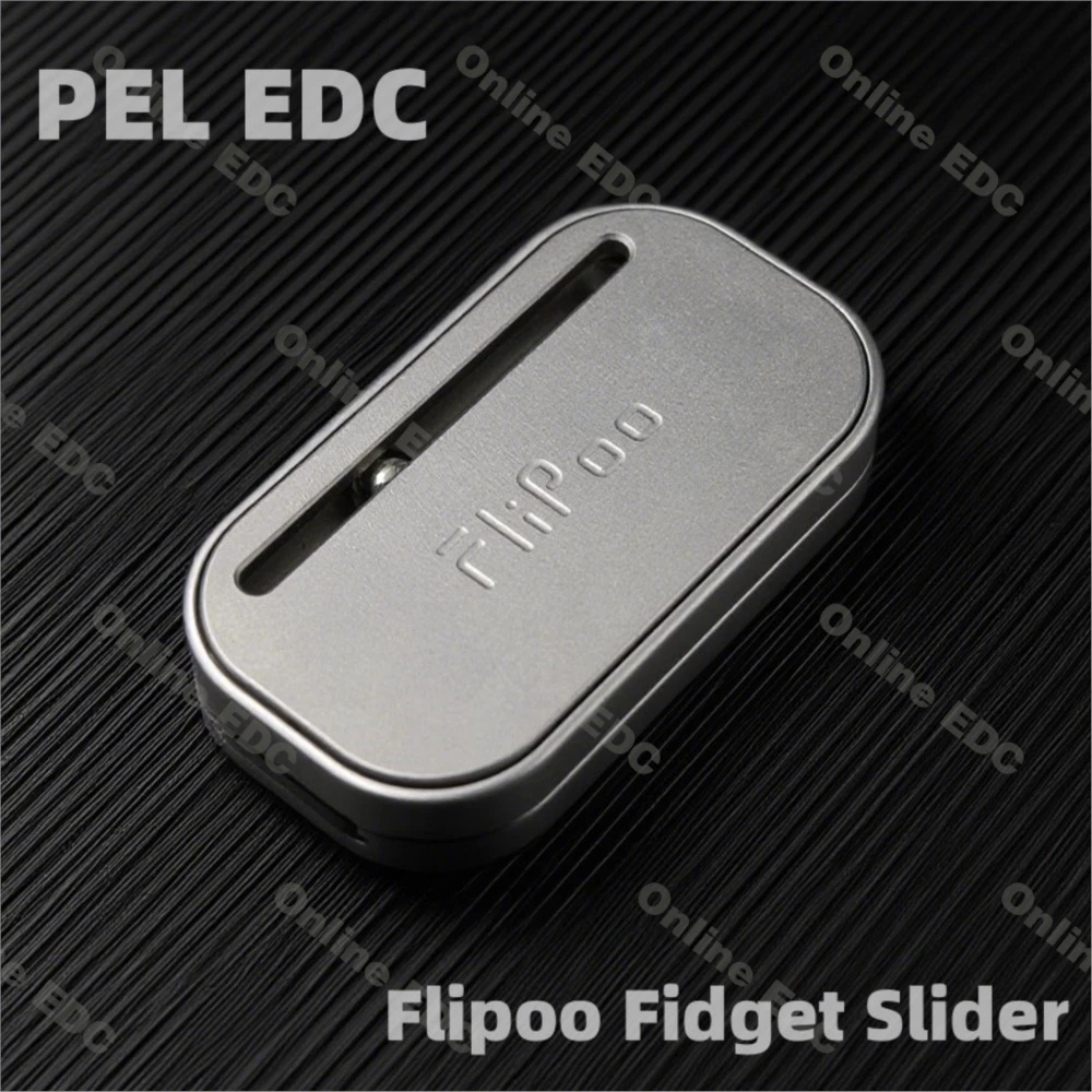 

Original Sealed New PEL EDC Flipoo Fidget Slider Stainless Steel Magnetic Machinery Ding Ding Stress Relief Toy Fidget Toys